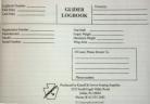Logbook, glider/sailplane